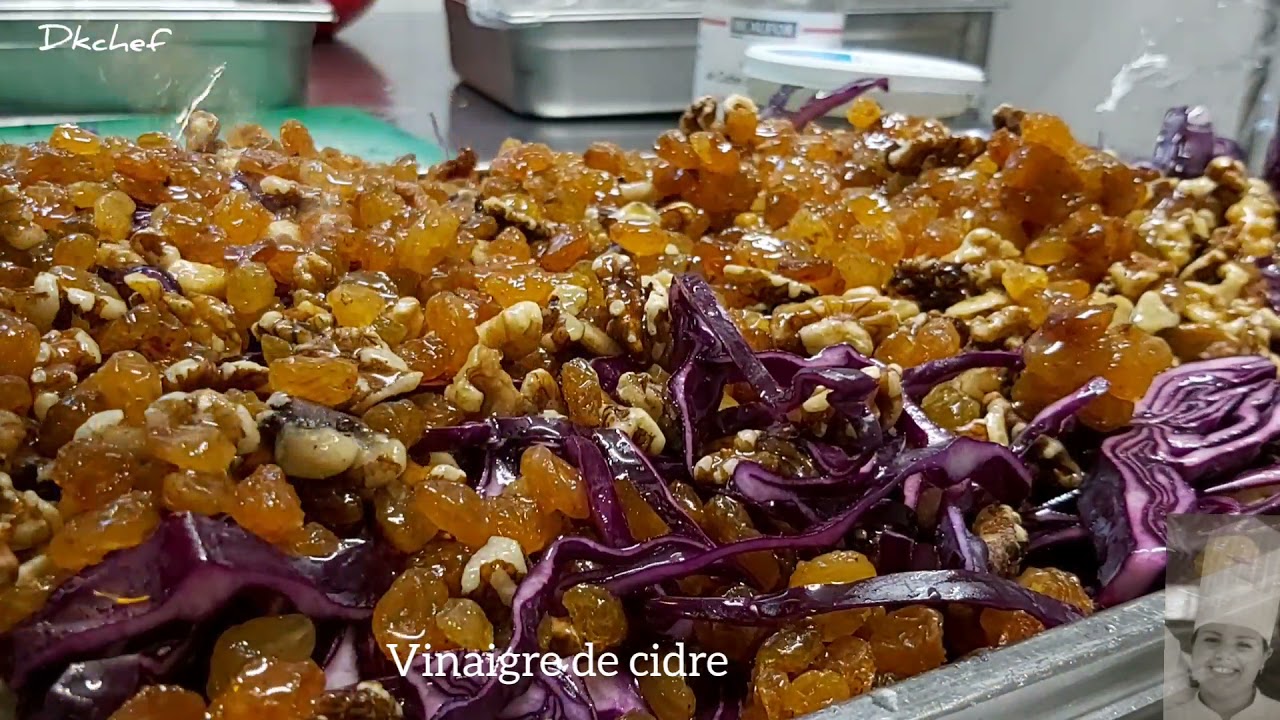 salade de choux rouges سلطة الكرنب الأحمر #DkChef #ghost_of_kitchen