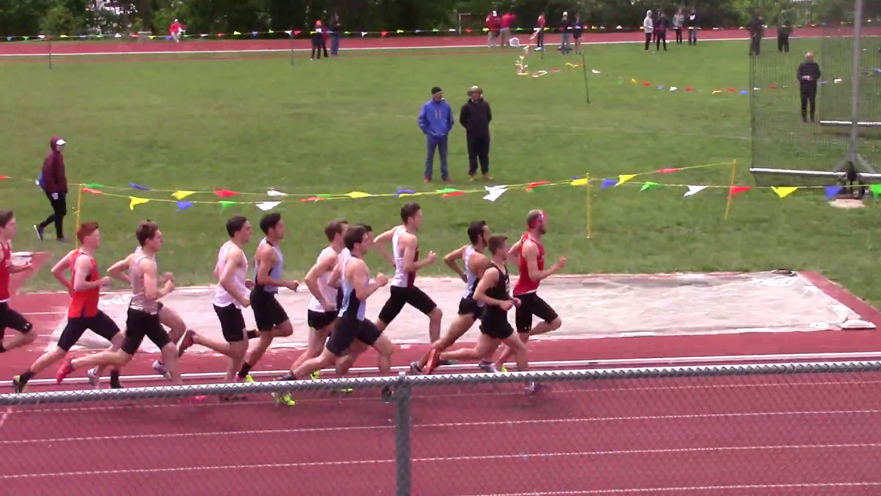 2017 Centennial Conference Men's 1500 Meters, fast heat