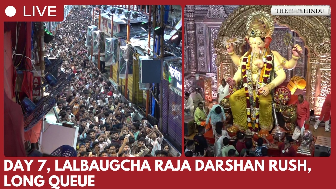 Lalbaugcha Raja draws devotees in Mumbai as Ganesh Chaturthi celebrations continue
