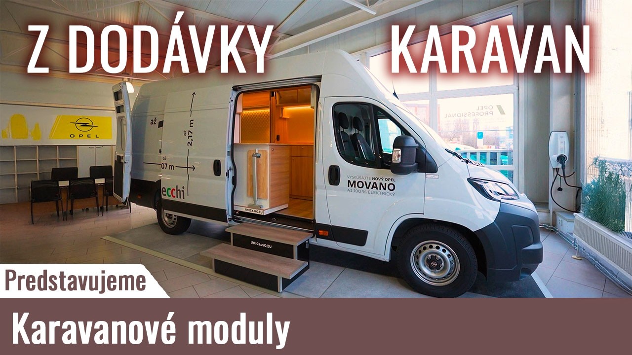 Ako za 30 minút prestavať pracovnú dodávku na karavan: karavanové moduly UNICAMO
