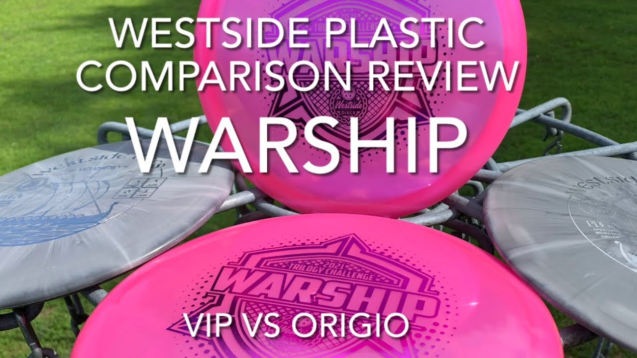 Westside Discs Warship VIP versus Origio (plastic) Comparison Review