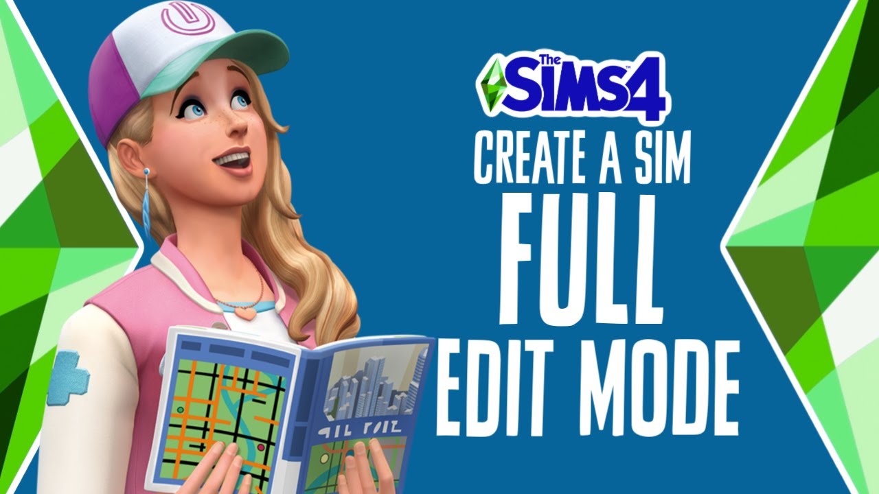 The Sims 4: CAS Полный режим редактирования читов 👕✔