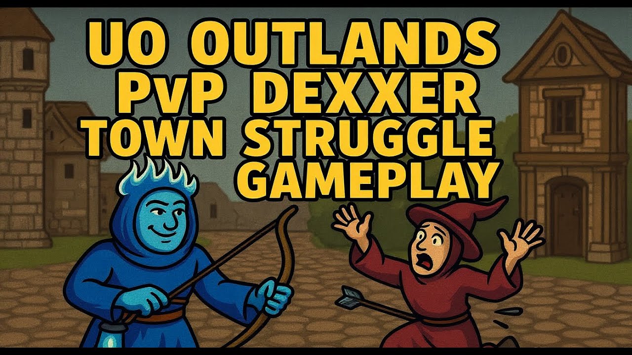 UO Outlands - PvP Dexxer Town Struggle Gameplay