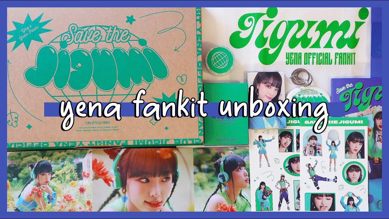choi yena official fanclub 'jigumi' 1st fankit unboxing