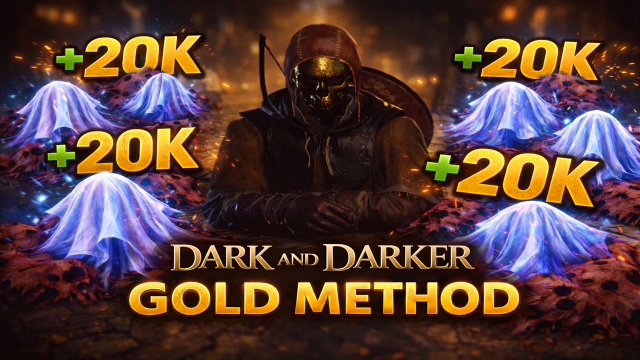 Dark And Darker Gold Method *80K AN HOUR* (GOLD FARM)