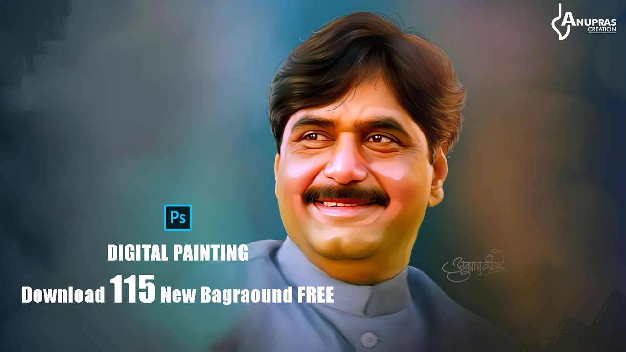 Digital Painting In Adobe Photoshop Gopinath Munde | Download 115 Free Painting Baground