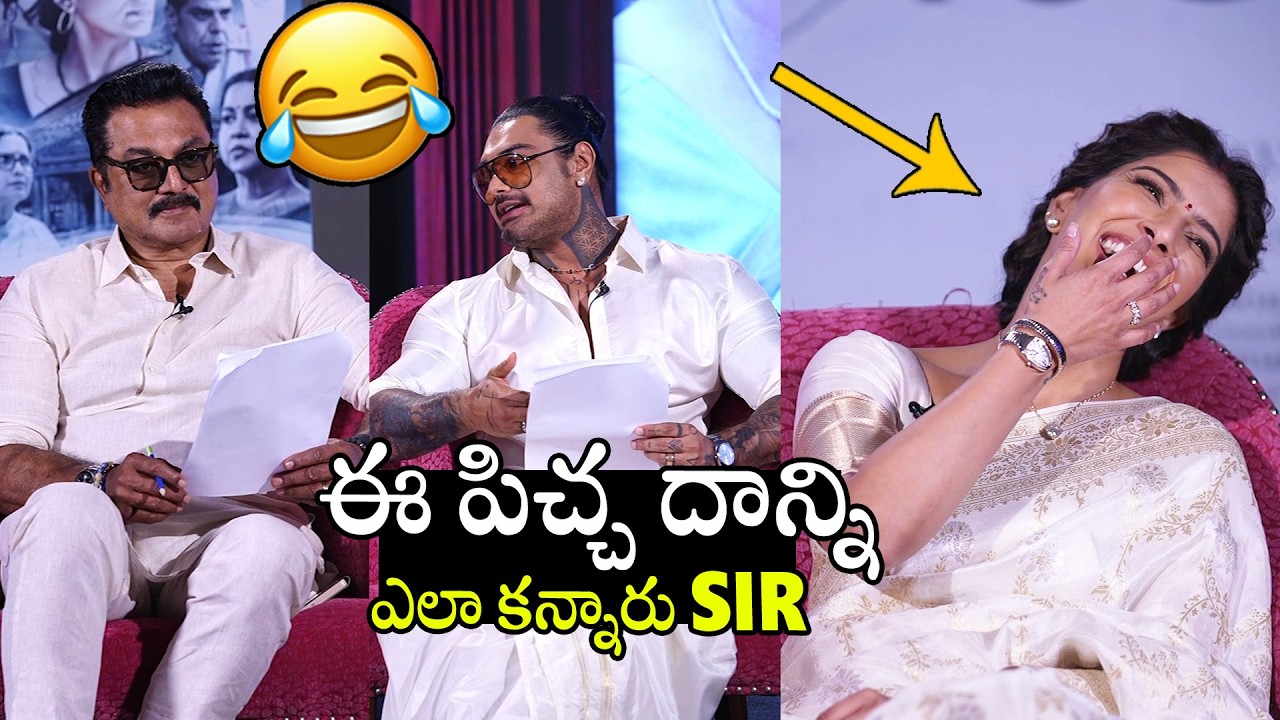 See Varalaxmi Sarthkumar Can't Stop His Laugh For His Husband Complaints On Him | Sarthkumar | APA