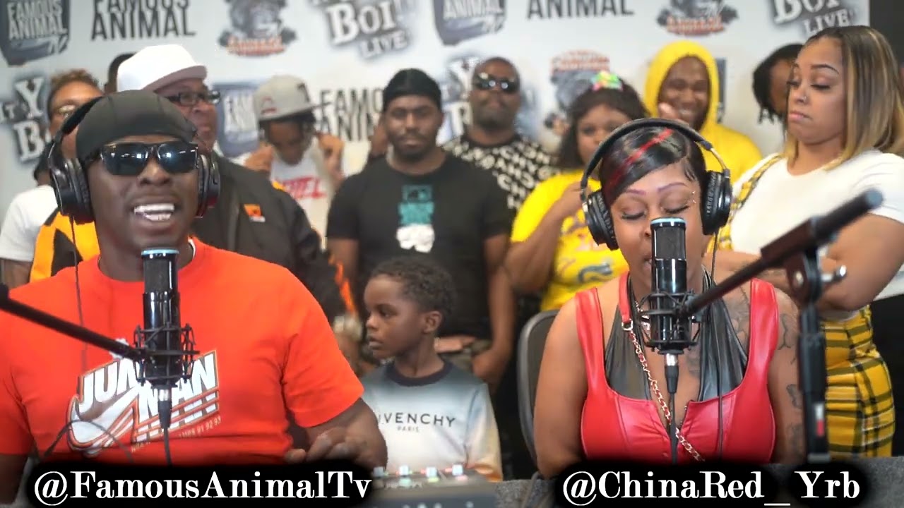 Memphis Female Rapper China Red Stops by Drops Hot Freestyle on Famous Animal Tv