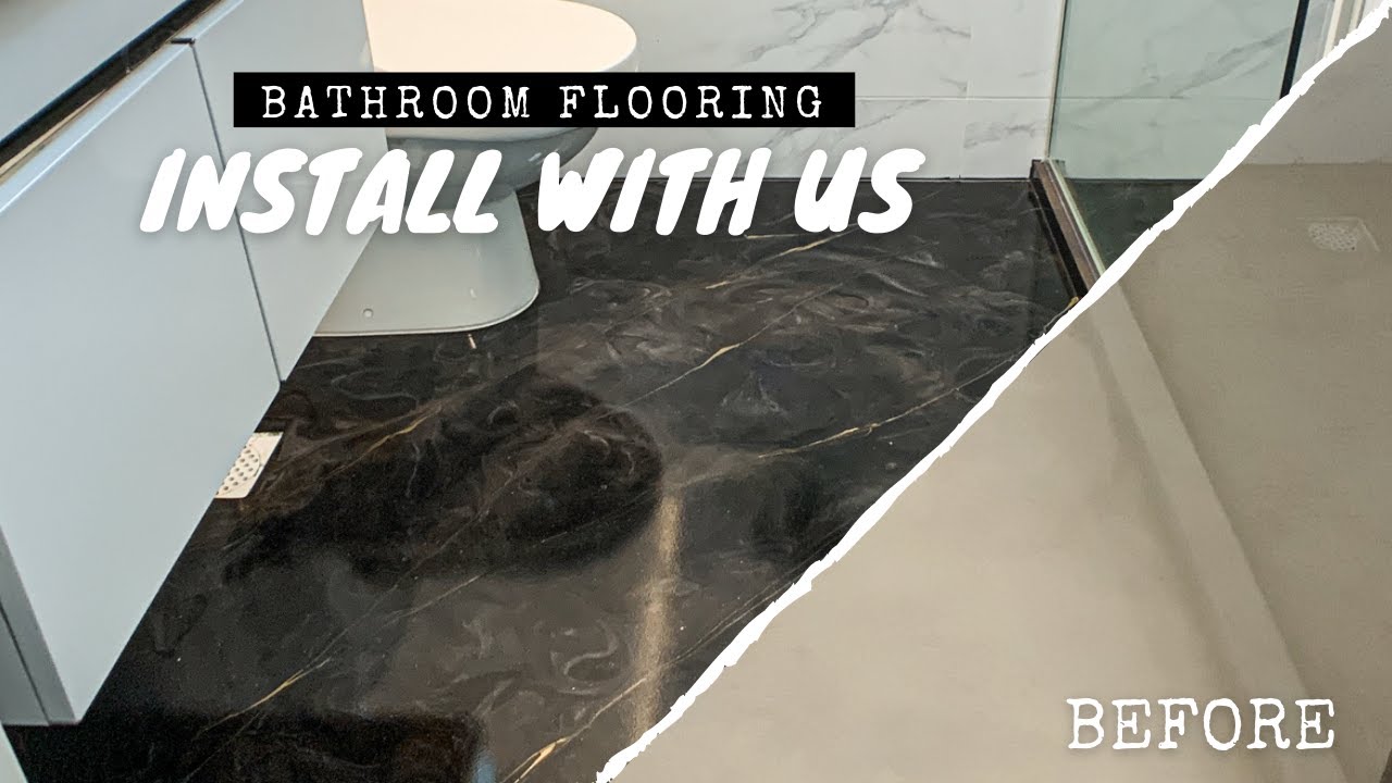 Metallic Epoxy Bathroom Flooring Installation