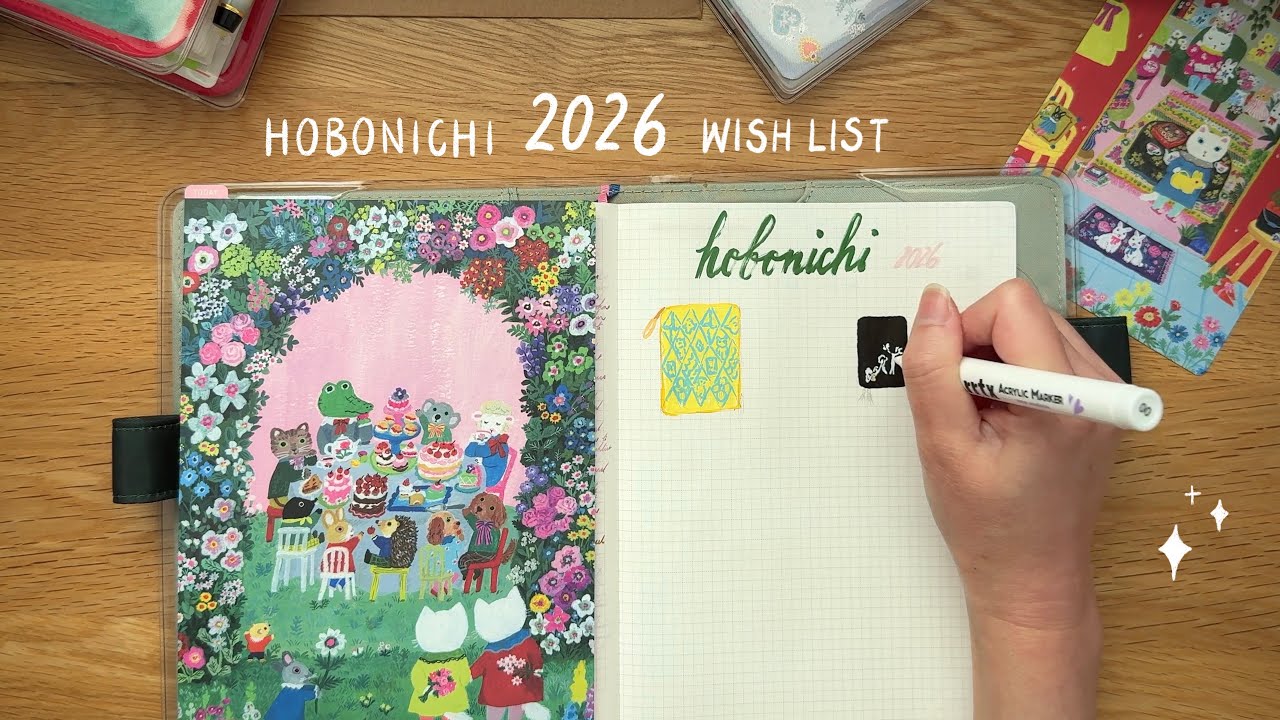 hobonichi 2026 lineup ✿ responding to your comments, reacting to designs, and drawing my wishlist