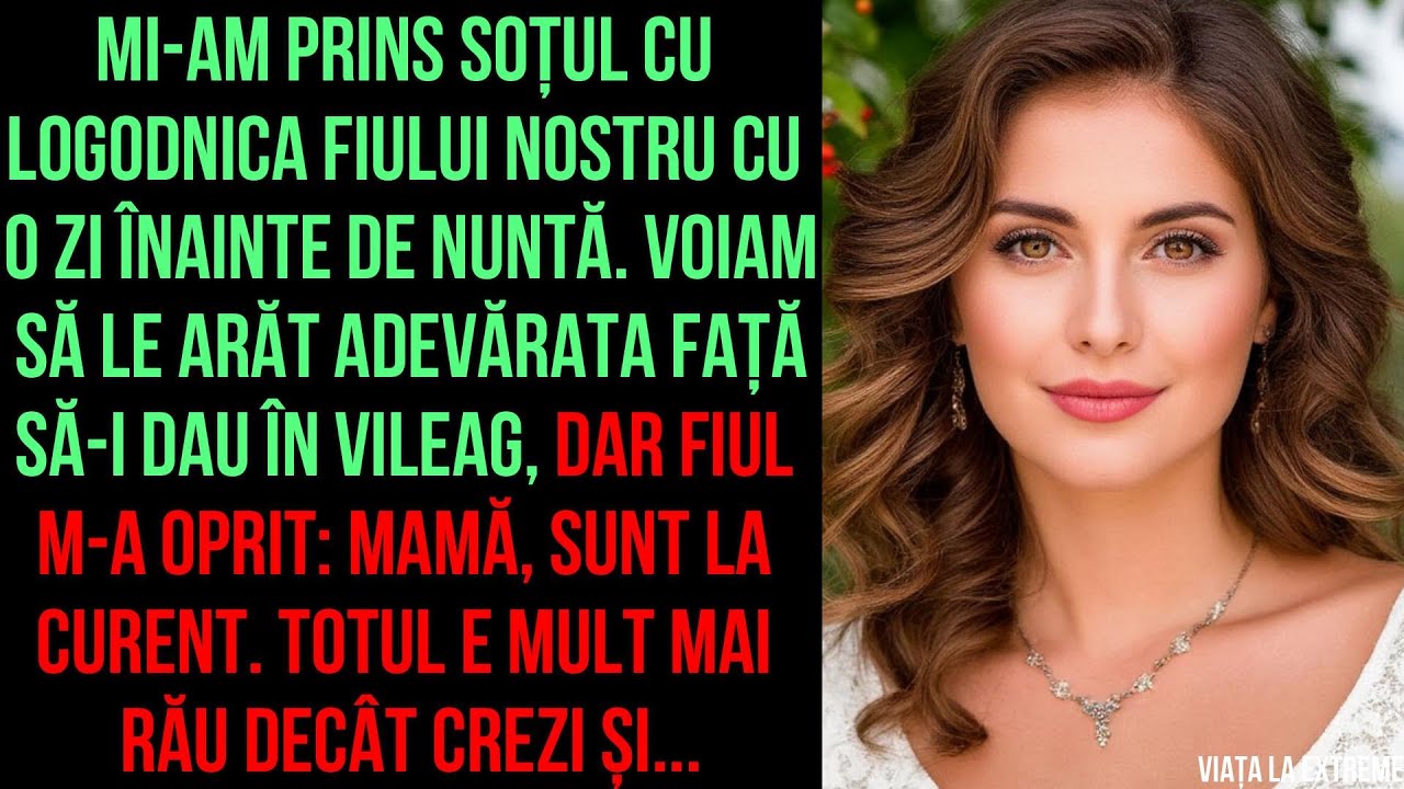 Mi-am prins soțul cu logodnica fiului nostru cu o zi înainte de nuntă. Voiam să le arăt...