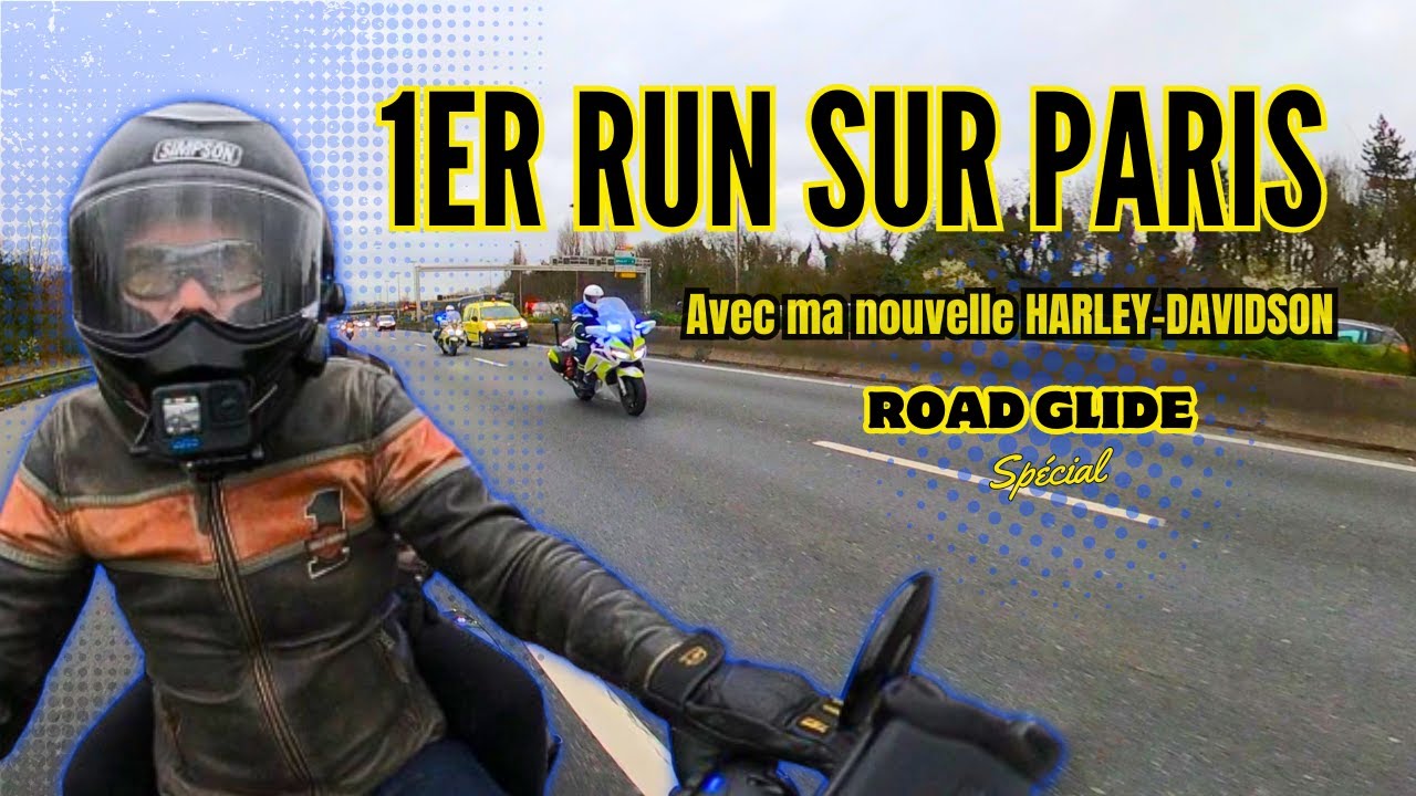 1er run avec ma Harley à Paris