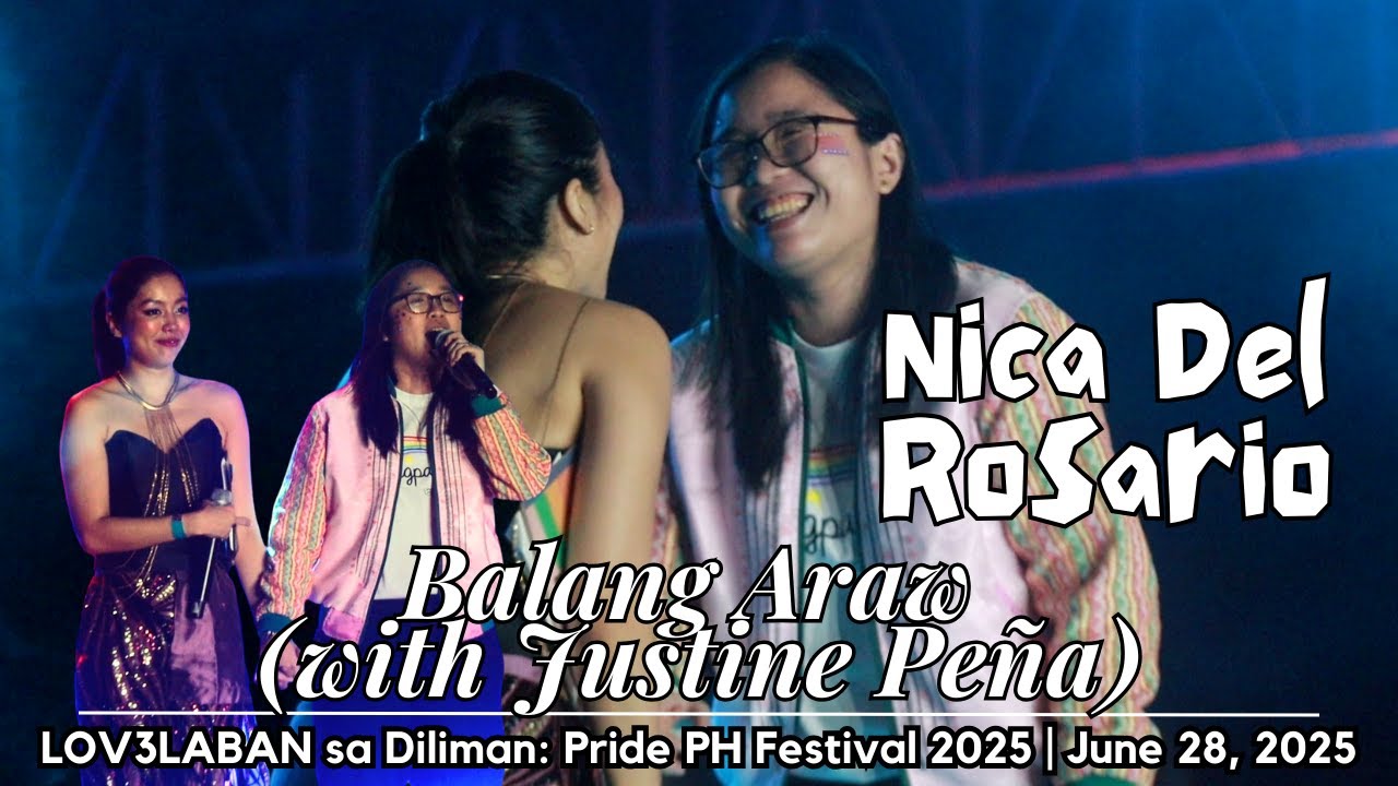 NICA DEL ROSARIO - Balang Araw (with Justine Peña) | 𝐋𝐈𝐕𝐄 @ 𝐋𝐎𝐕𝟑𝐋𝐀𝐁𝐀𝐍 𝐬𝐚 𝐃𝐢𝐥𝐢𝐦𝐚𝐧