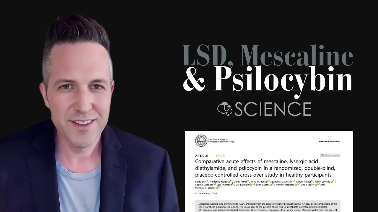 LSD, Mescaline, & Psilocybin Equivalent Doses: The Science & Reason Why