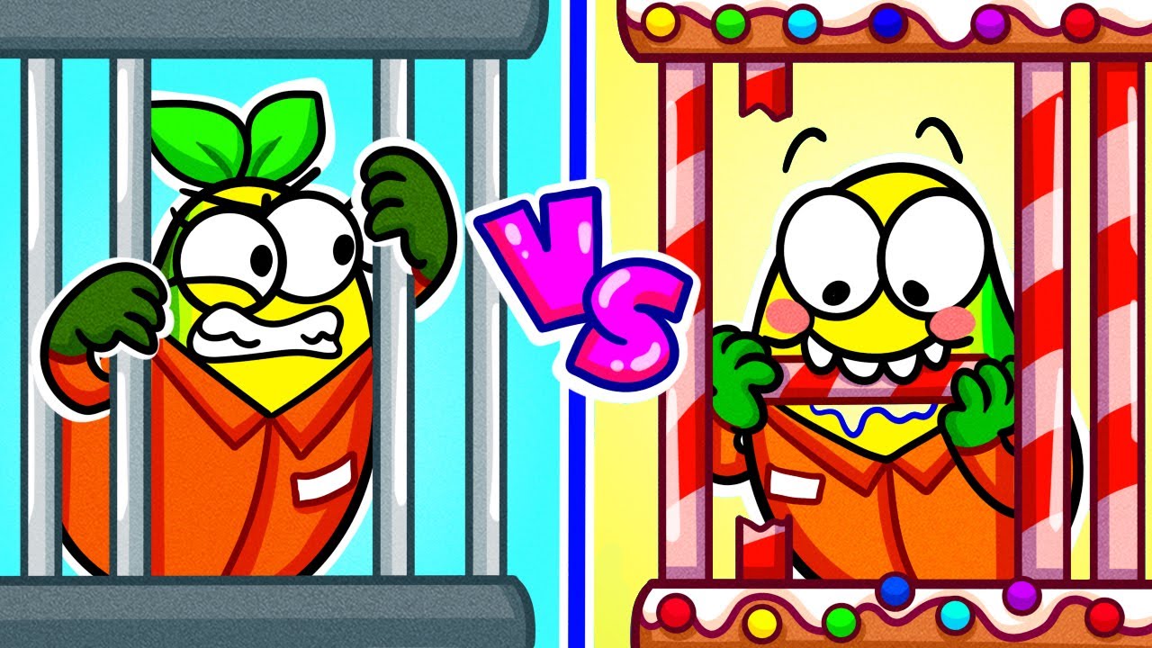 Sneak Candies in Jail! Speed Challenge🚨Rich vs Broke Jail 😎