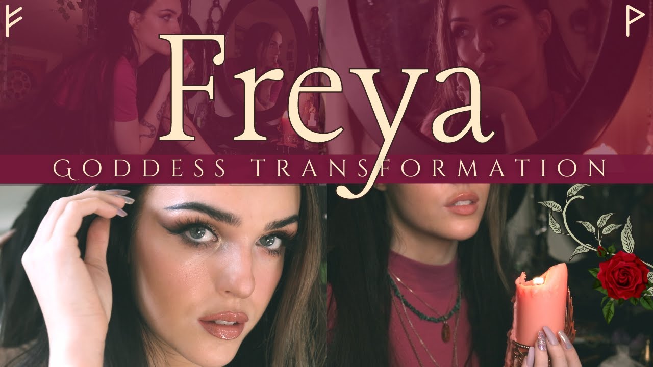 Transforming into Goddess of Love ~ Freya~ Glamour Magick GRWM ft. Dossier | Glamour Witchcraft