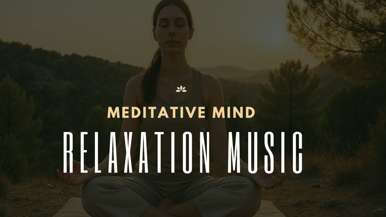 Relaxing calm music for meditation 🧘‍♀️ yoga, deep focus | positive energy with water sound🌿