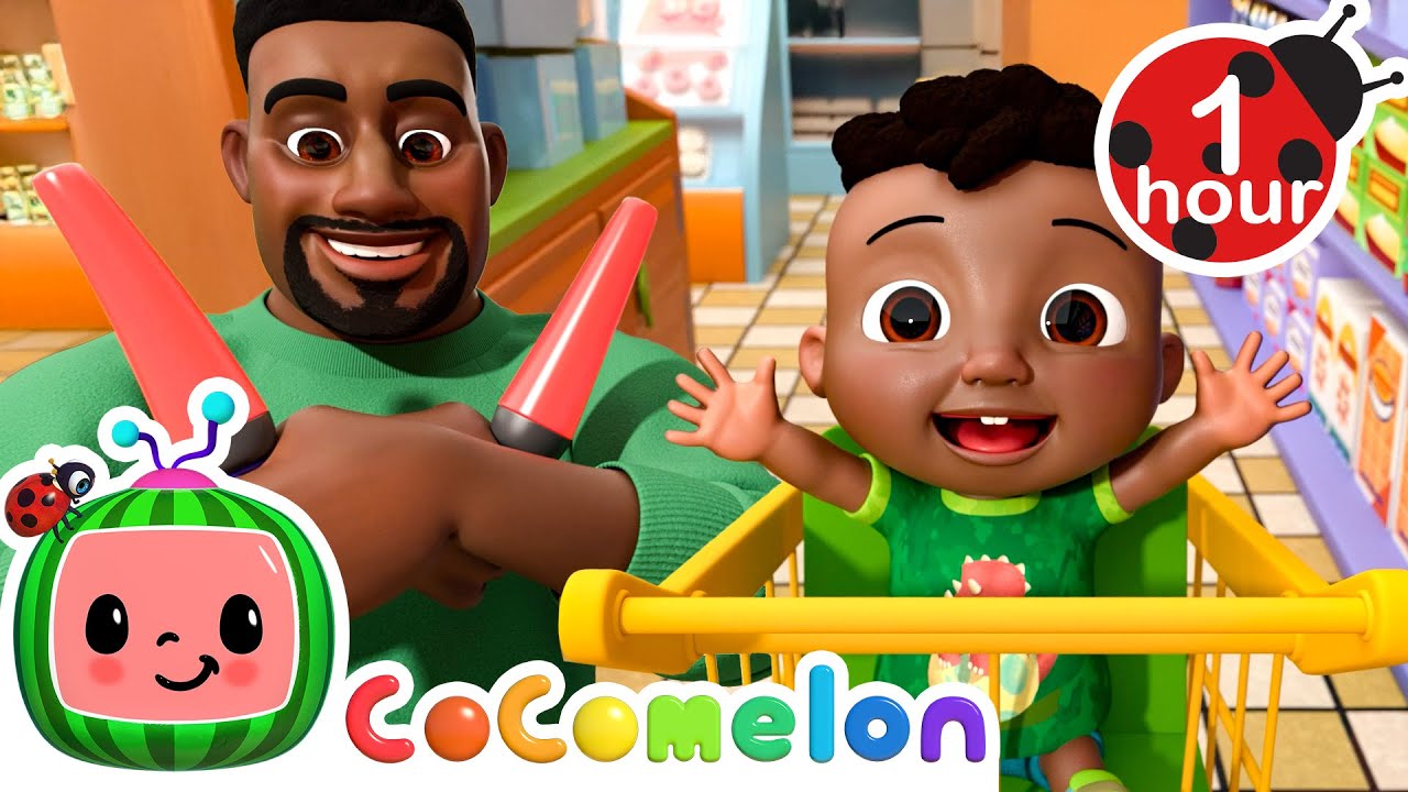 Red Light, Green Light Foods Game at the Grocery Store!  | Cody Time | Moonbug Kids - Fun Zone