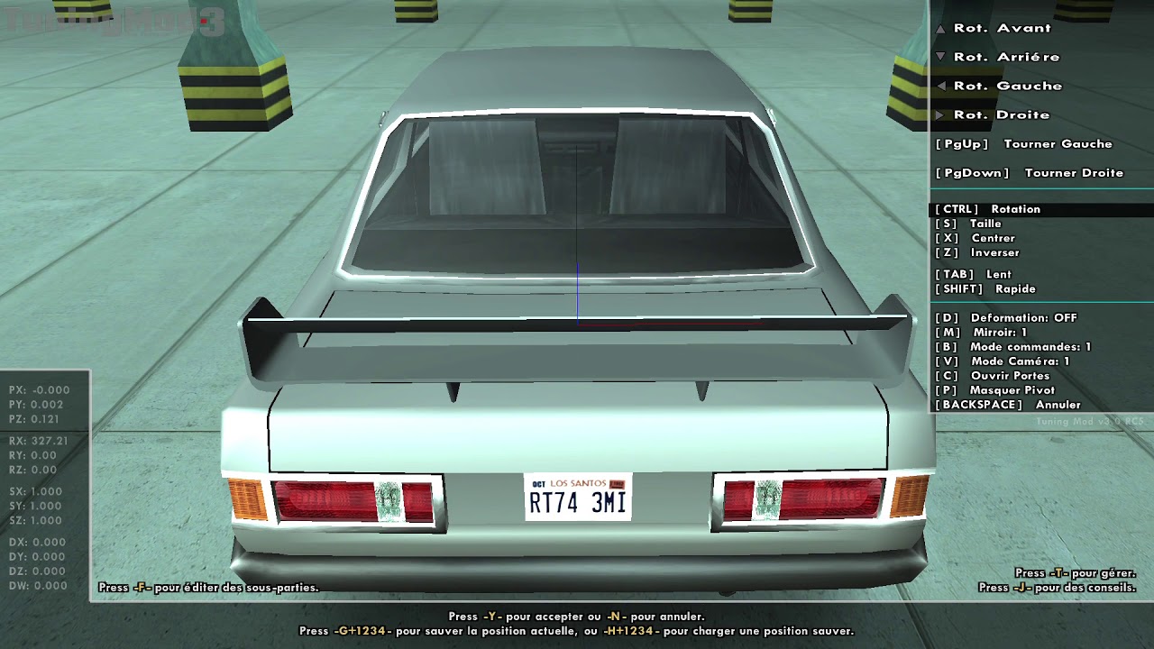 [GTA SA] Pack Spoiler Autosculpt TuningMod