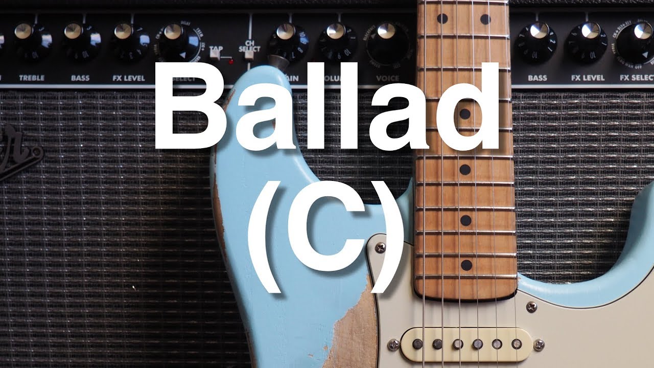12/8 Ballad in C Backing Track
