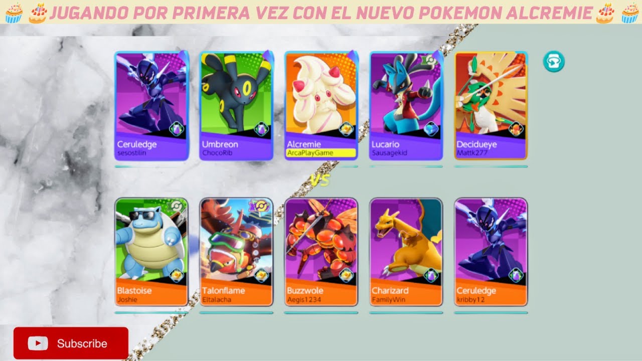 🧁🎂JUGANDO POR PRIMERA VEZ CON EL NUEVO POKEMON ALCREMIE🎂🧁 |