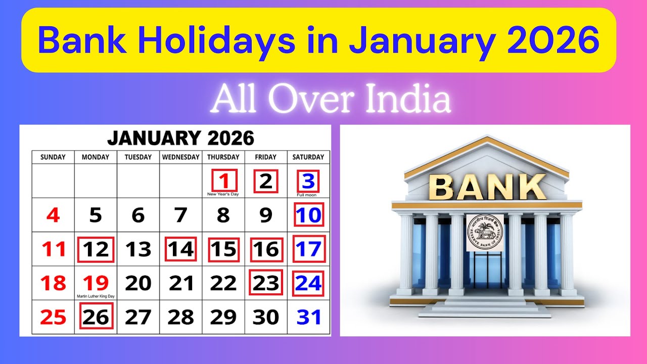 Bank Holidays in January 2026 | Bank Holidays in February 2026  #2026bankholidays #advayainfo
