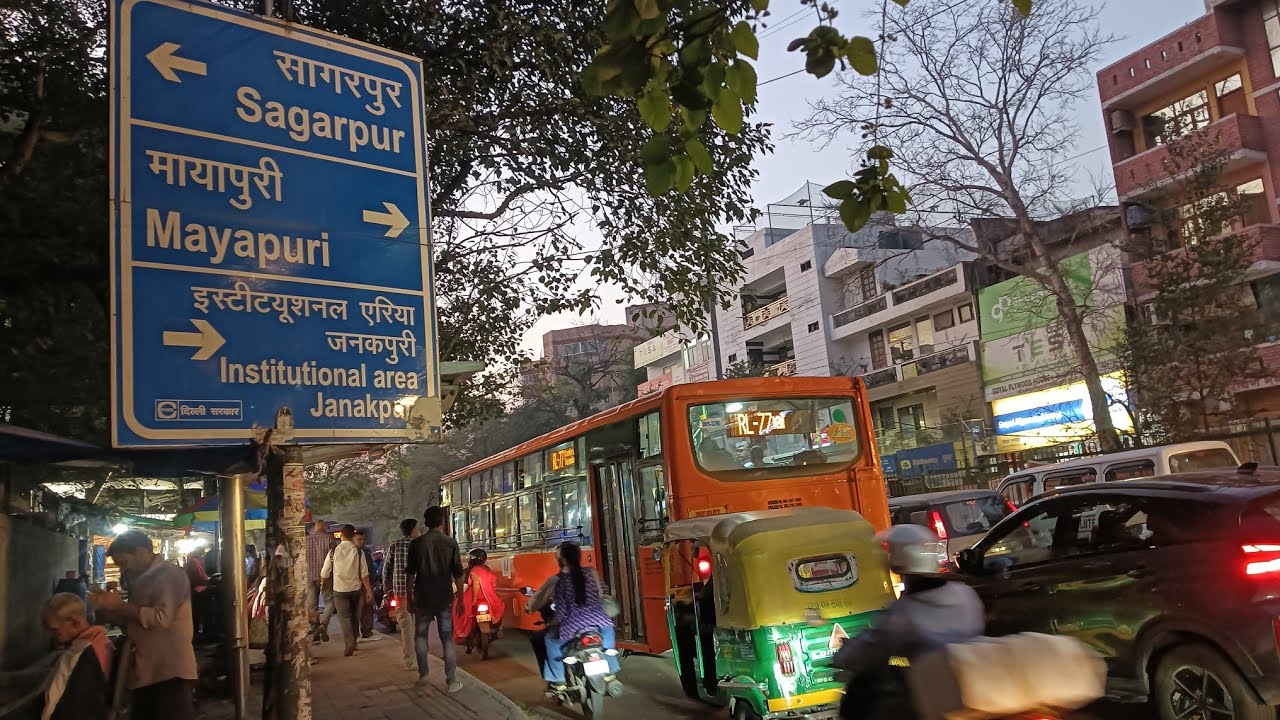 Nangal Raya, Janakpuri to Sagarpur Street Walk 🚶‍♂️🇮🇳 | Real West Delhi Vibes 2026 🇮🇳