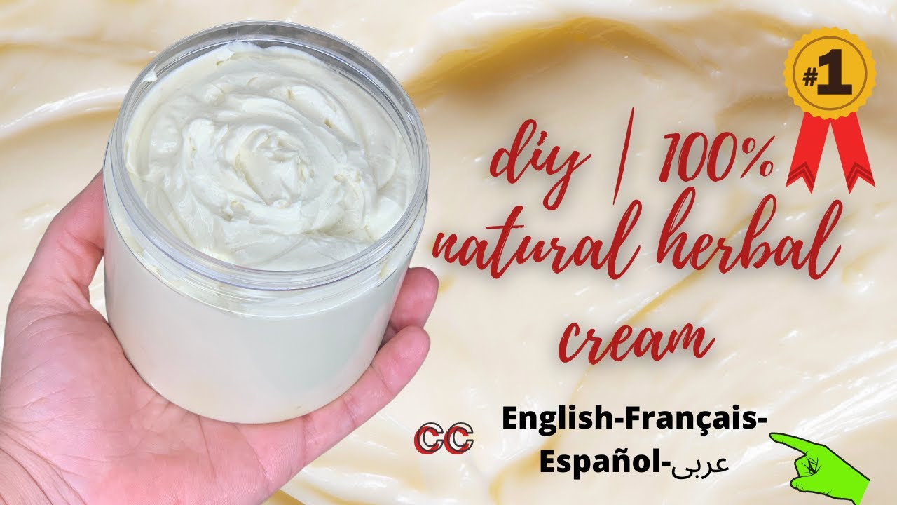 diy | 100% natural herbal cream |كريم طبيعي بالاعشاب رائع جد  | amna elhitami