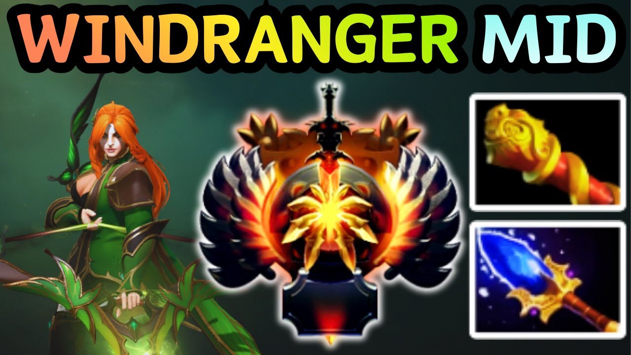 🔥 WINDRANGER MID — RUNNING SHOOTING | DOTA 2 GAMEPLAY 🔥
