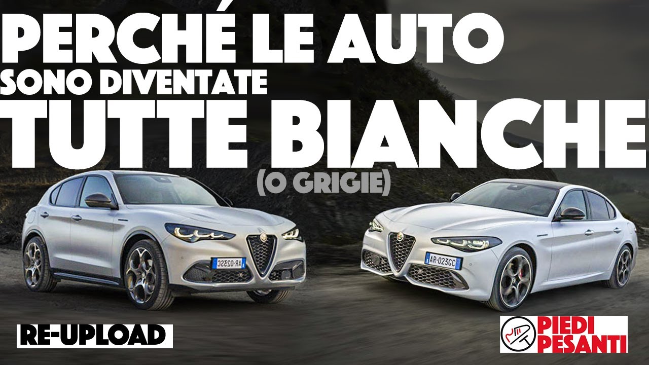 Perché le AUTO sono TUTTE BIANCHE (o grigie)?