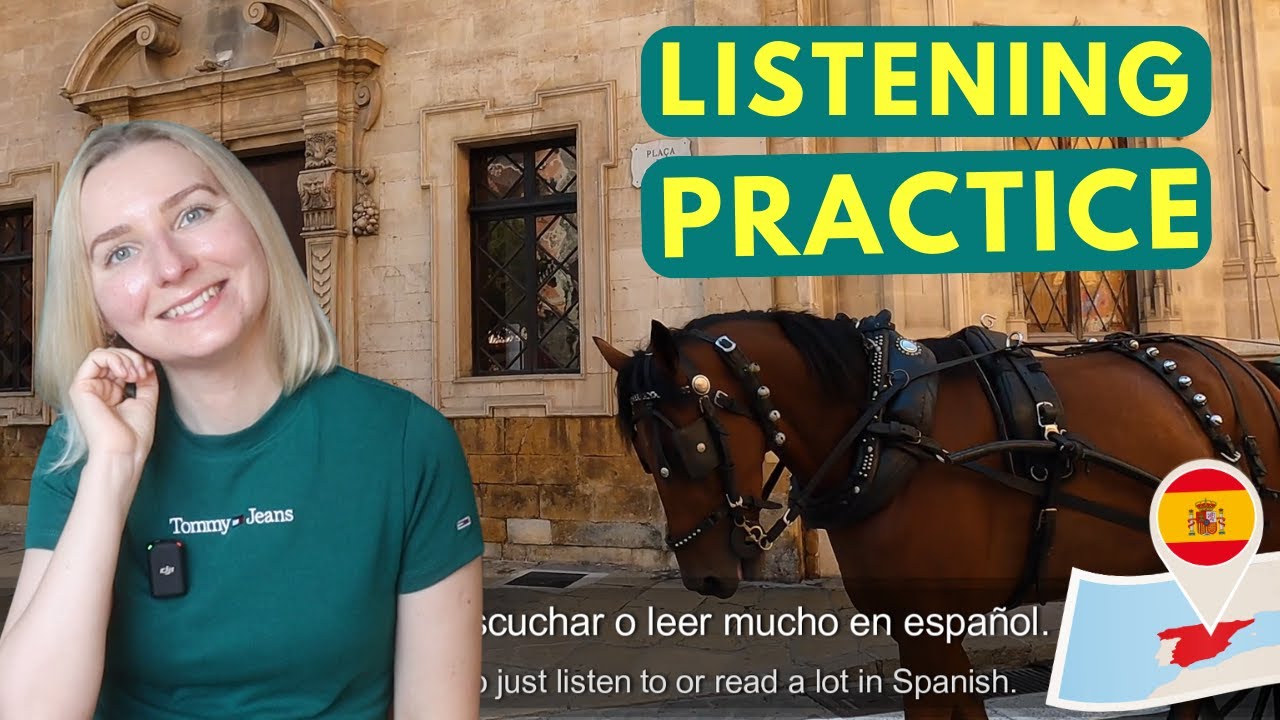 Easy Spanish Listening Practice in Spain (SP/EN Subtitles) | How to Learn to Speak Spanish (Ep. 66)