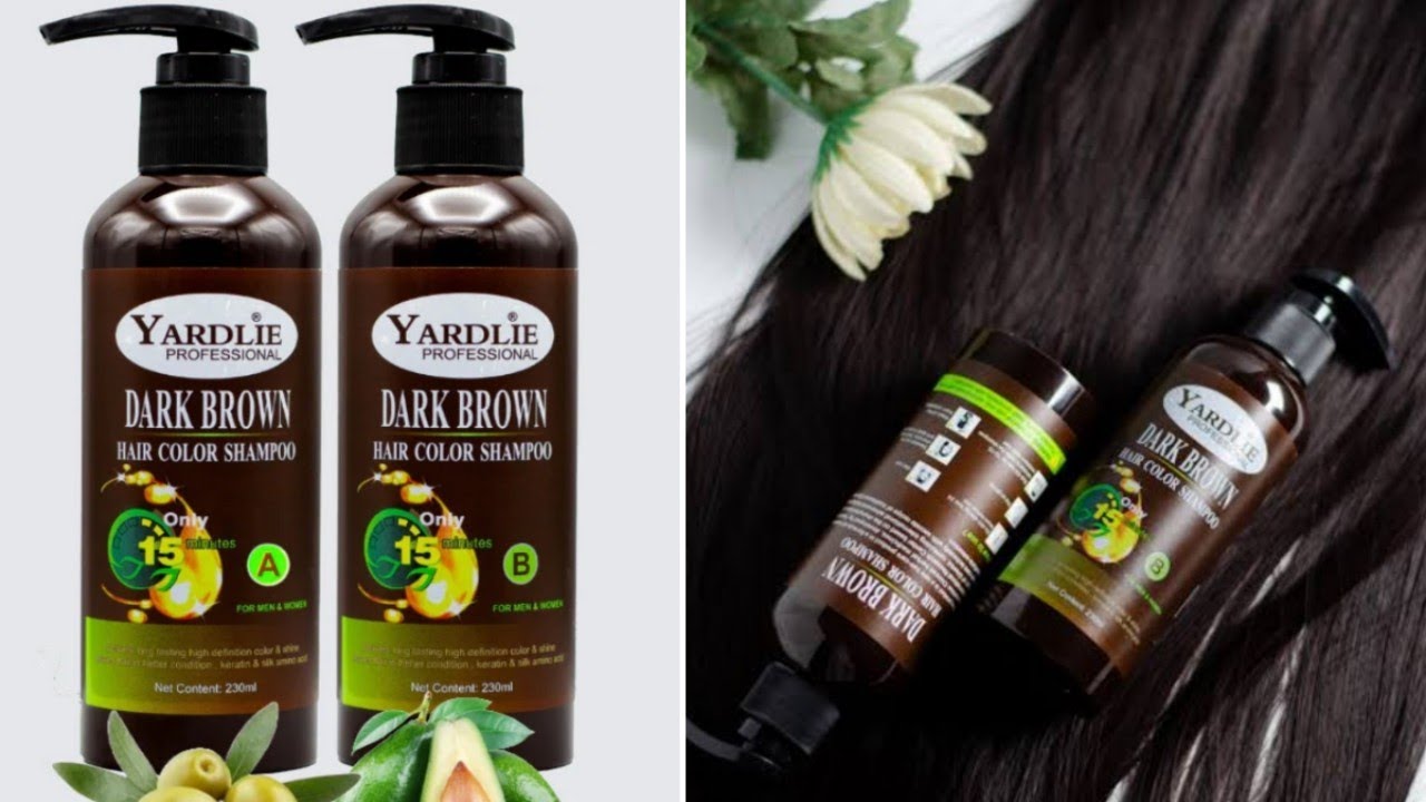 YarDlie hair color shampoo review | Dark Brown | in urdu | hindi | @FariaJaved