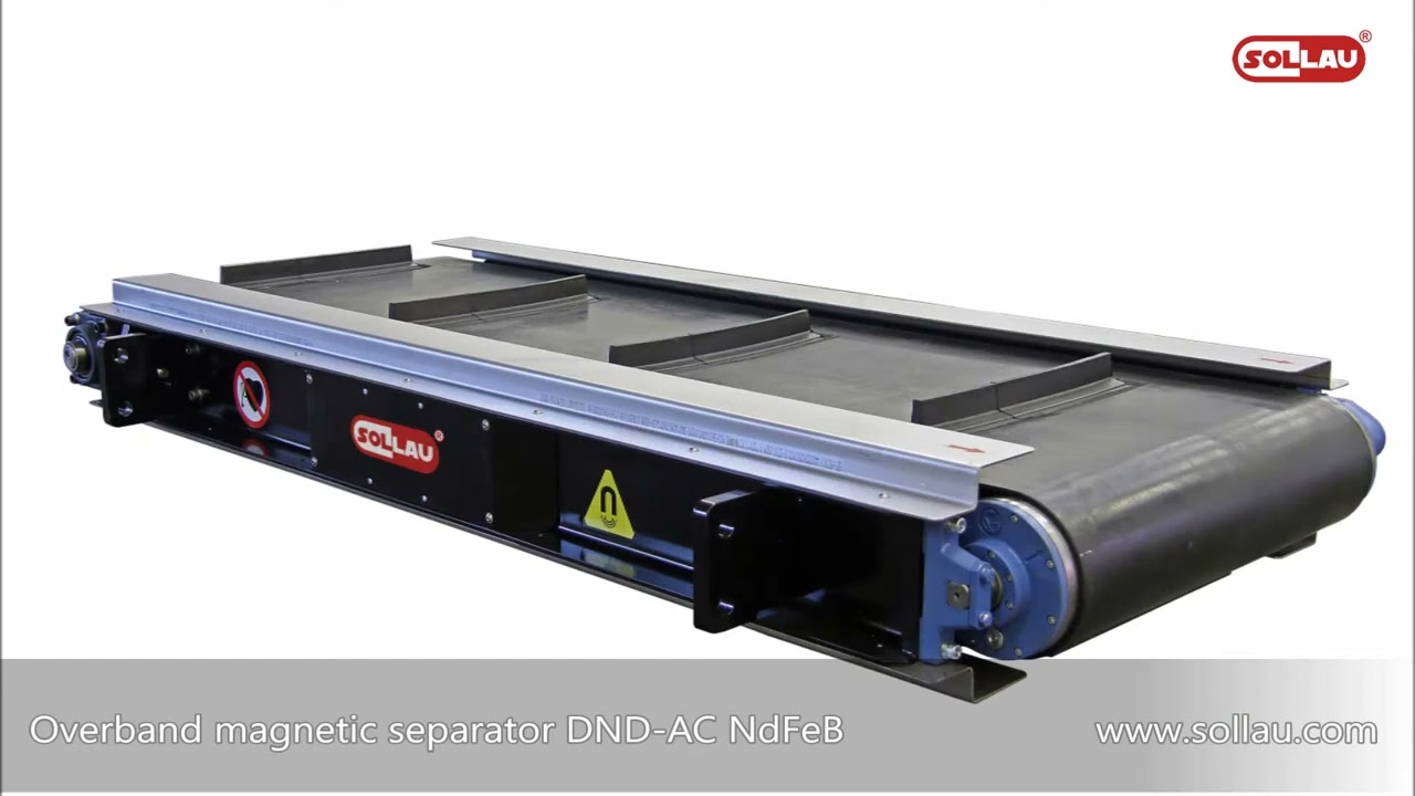 Separadores magnéticos autolimpiables DND-AC | RCC INDUSTRIAL SOLUTION