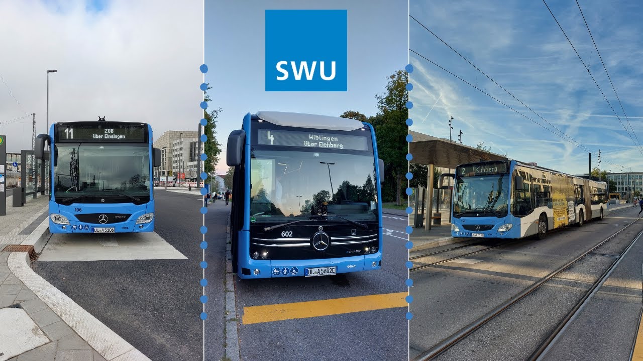 Stadtverkehr Ulm/Neu-Ulm - SWU Verkehr | ÖPNV Ulm/Neu-Ulm - Kurzfilm