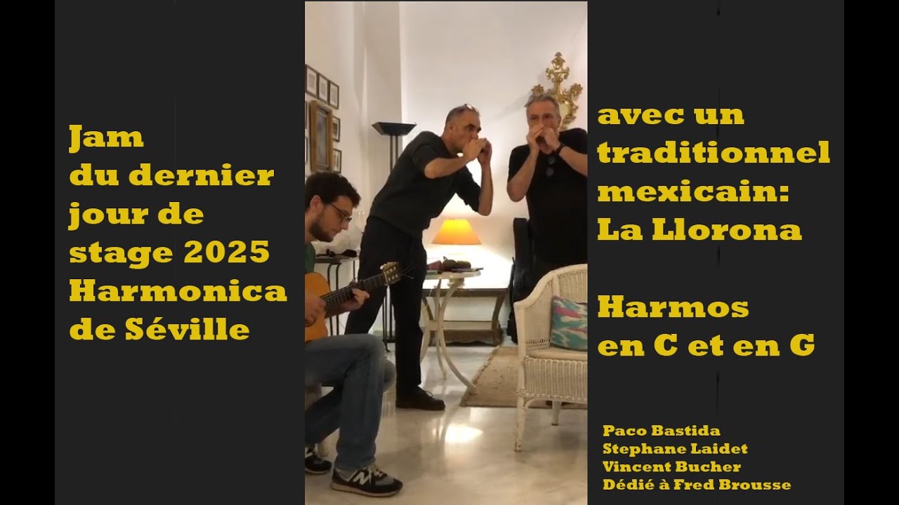 Extrait jam du stage 2025 d'harmonica à Séville