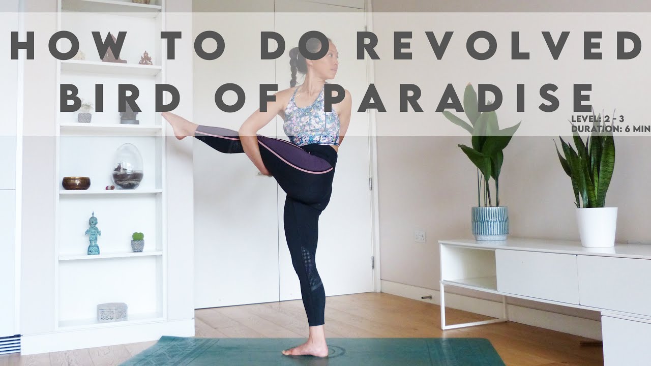 How To Do Revolved Bird of Paradise - Parivrtta Svarga Dvijasana | Lydia Lim Yoga