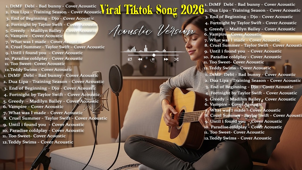 Viral Tiktok Song Playlist 2026🎵| New English Acoustic Love Song| Viral TikTok Mix2026 ~ At my Worst