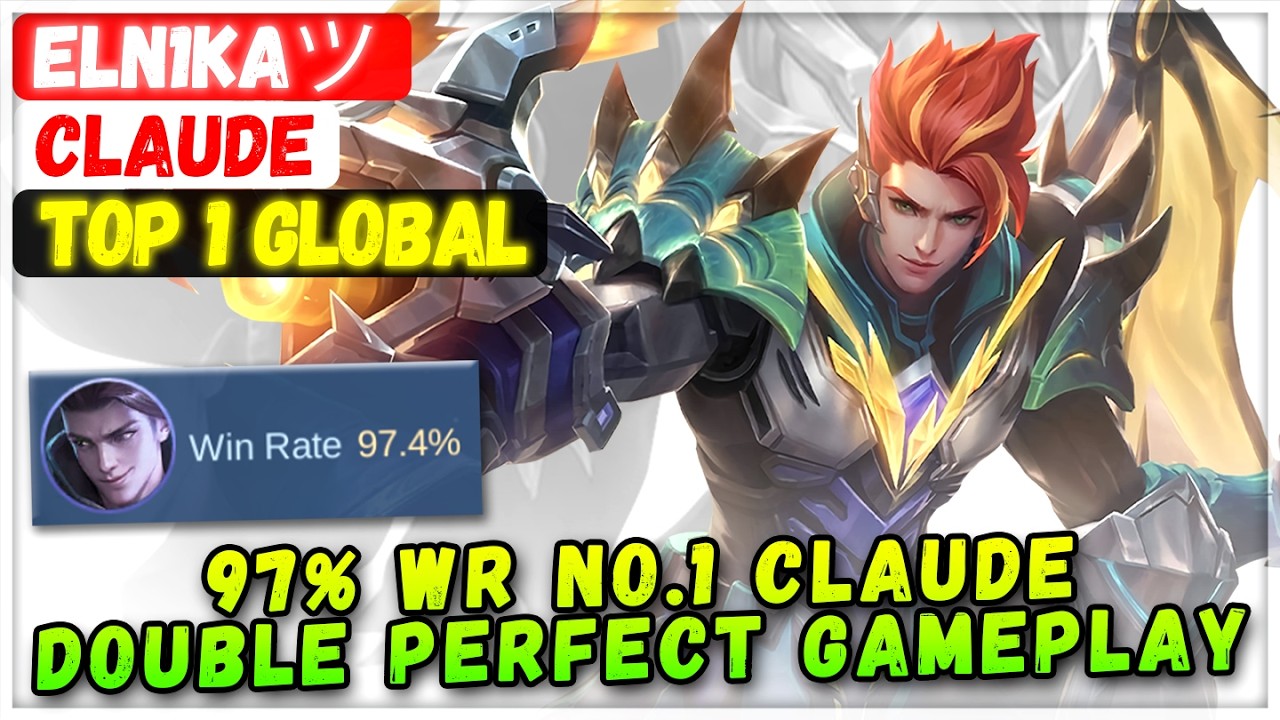 97% побед, Клод №1, безупречная игра с двумя идеальными ударами [Топ-1 Клод в мире] ELN1KAツ - Mob...