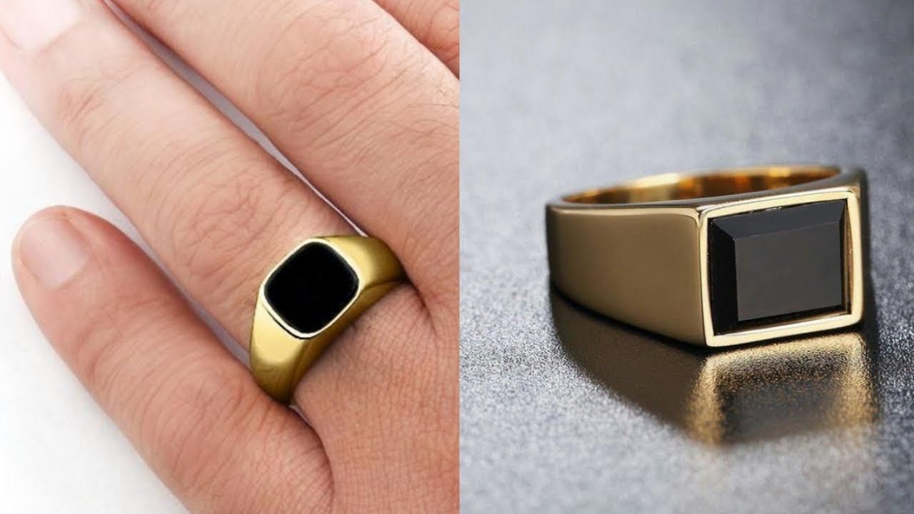 Top Men's Gold Ring Design || Men's Ring Designs Collection