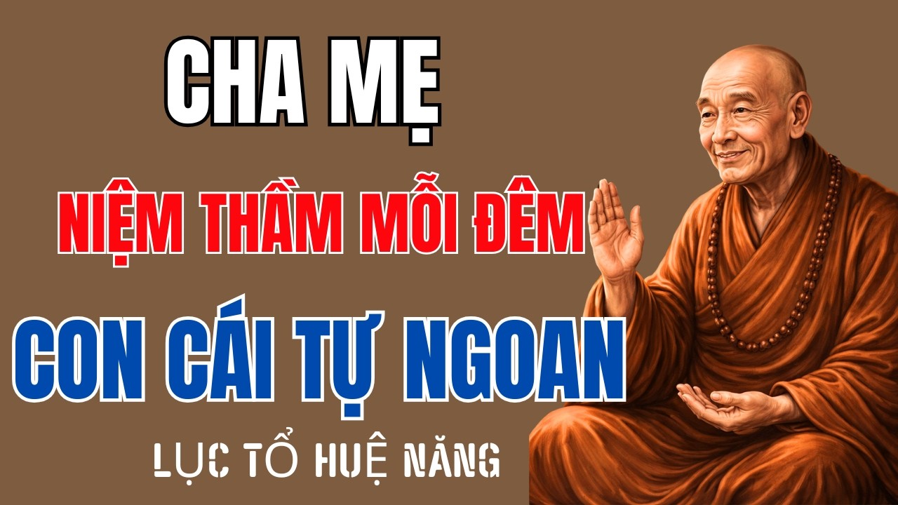 Cha Mẹ Niệm Câu Này Mỗi Đêm, Con Cái Ngoan Hiền | Lục Tổ Huệ Năng