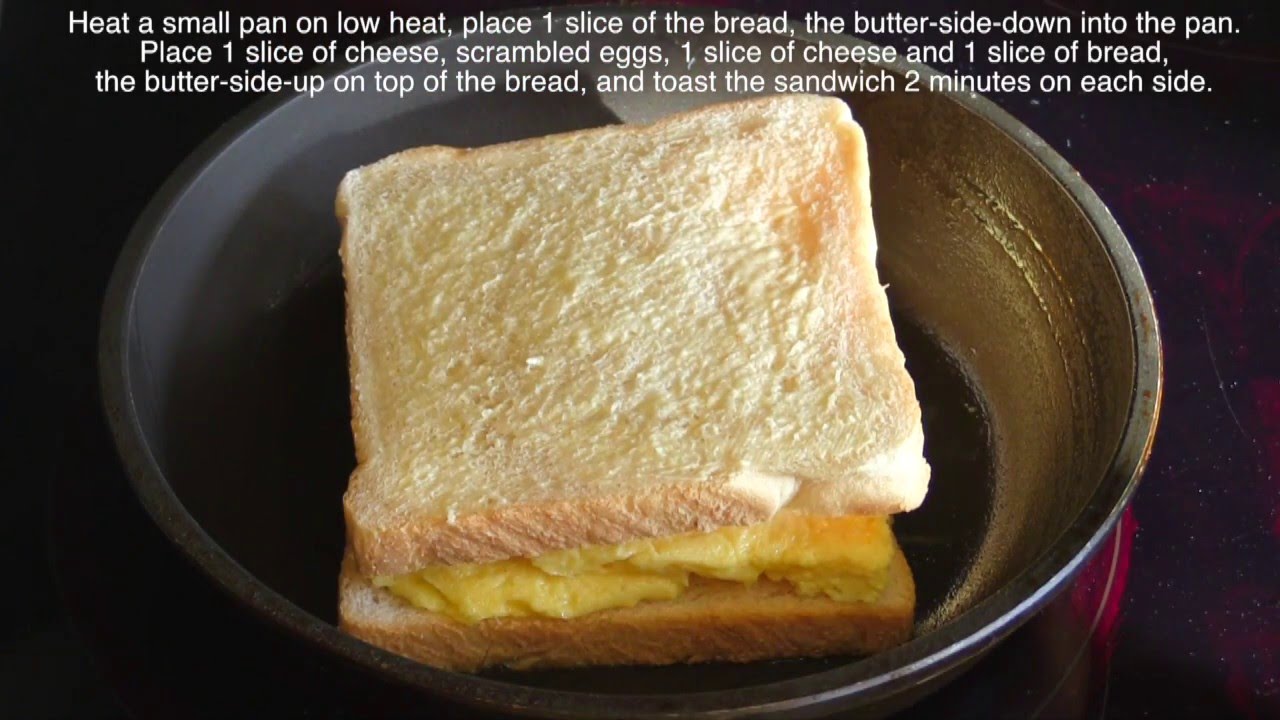Sandwich Recipes : Scrambled Eggs Sandwich Recipe