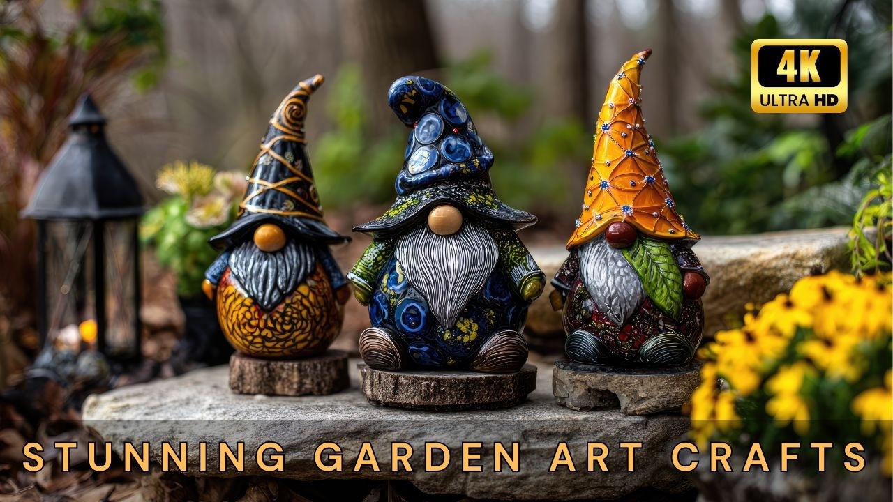 🧝🌿 DIY Outdoor Decor Ideas: Stunning Garden Art Crafts with Everyday Items