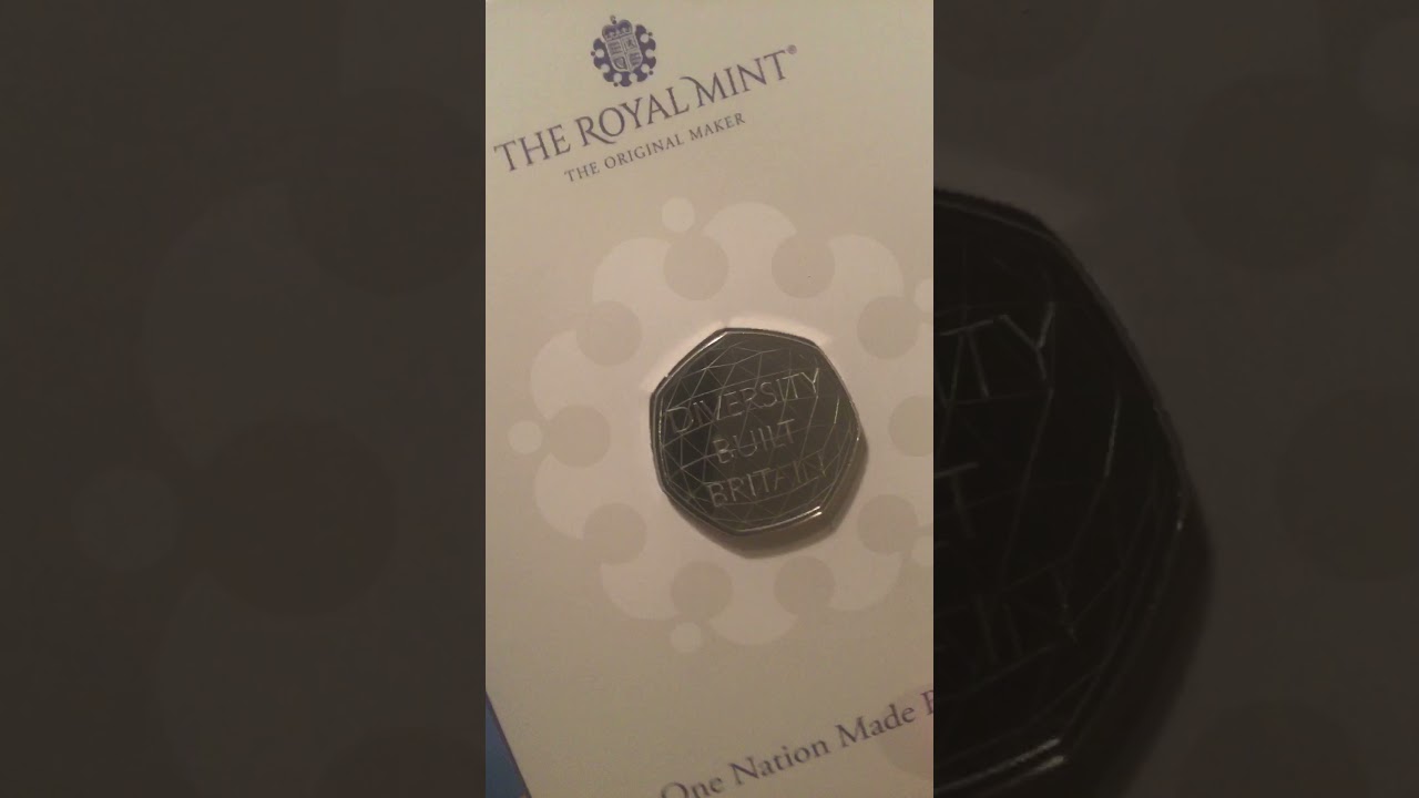 2020 Diversity Built Britain bunc 50p / The Royal Mint
