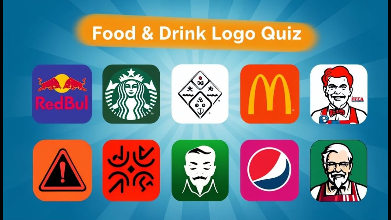 Guess the Food and Drink Logos | Can You Guess Famous Brands?