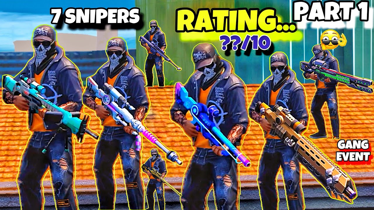 7 SNIPERS RATING!! ??/10 (Gang Event) Part 1 | Gangstar Vegas #gangstarvegas #gameswithnature