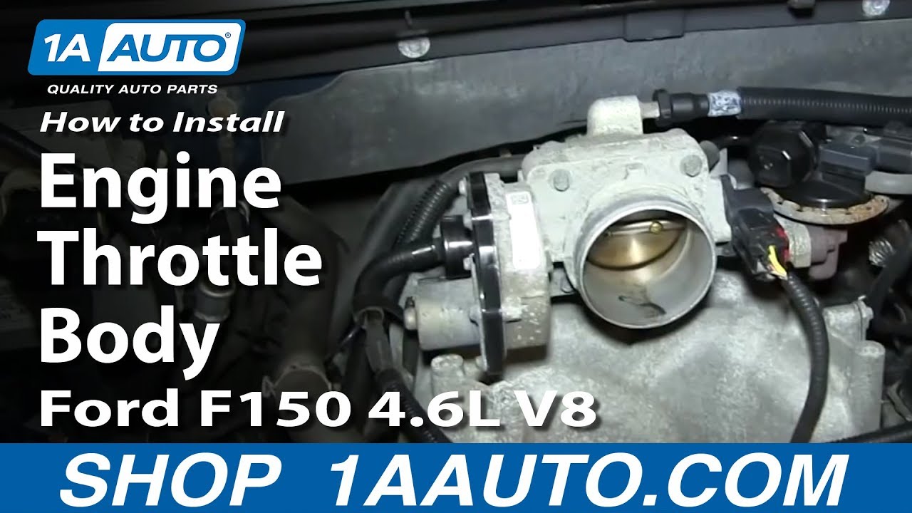Как заменить дроссельную заслонку двигателя Ford F-150 4.6L V8 05-06