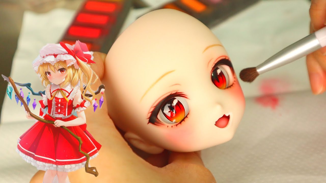 【Touhou project】 Flandre scarlet  DOLL MAKE  『東方プロジェクト』フランちゃんのドール作ってみた！！