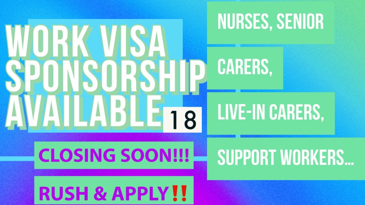 UK JOB VACANCIES OPEN FOR CARE/ SUPPORT WORKERS, LIVE-IN CARERS, SENIOR CARERS| CLOSING SOONEST‼️