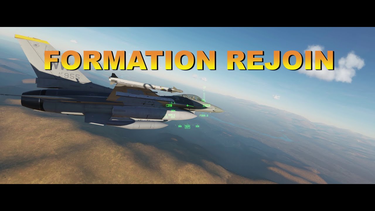 Formation Rejoin in the DCS F-16C