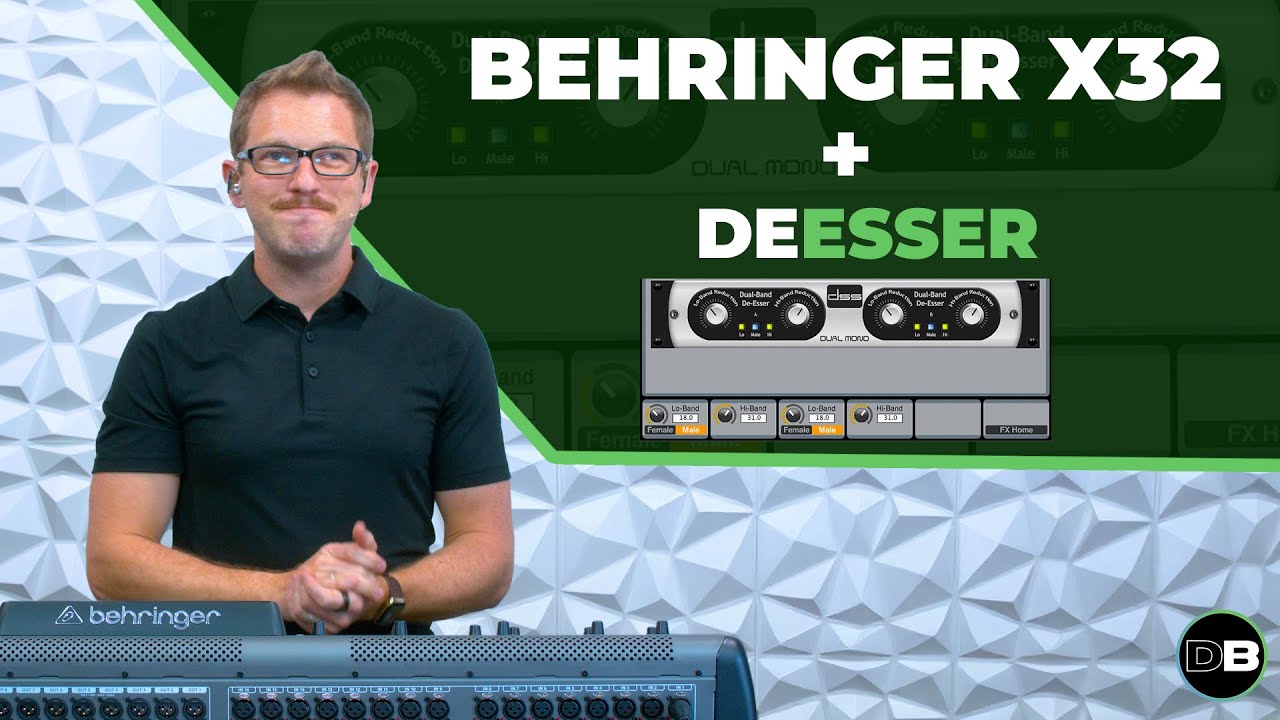 Учебное пособие по эффектам Behringer X32 &mdash; Dual DeEsser
